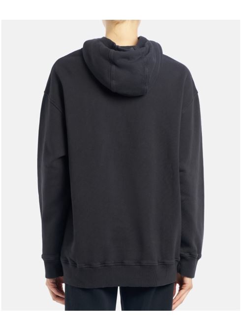 Felpa girocollo over in cotone stampato DONDUP | UF766 KF0151.999